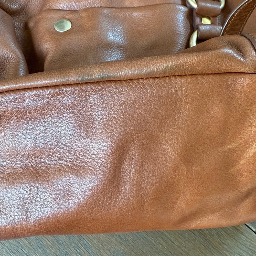 J. Crew Tan Leather Shoulder Bag 100% leather - Picture 10 of 12